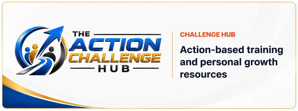 The Action Challenge Hub action-based training and personal growth resources